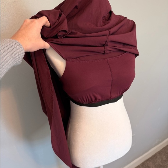 HALARA Burgundy High Low Midi Dress - Picture 5 of 7